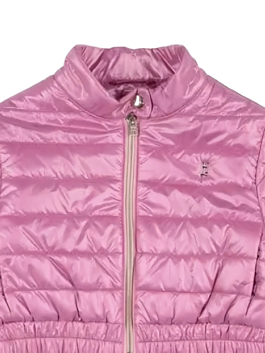 Стеганая укороченная куртка Herno Kids, розовый — фото 2