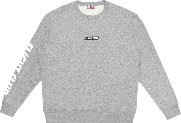 Толстовка Flight Club Oversized Logo Crewneck 'Gray', серый - фото