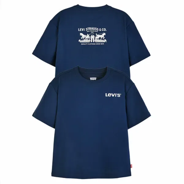 Футболка с батвинг-лого, Sorona, Lvc, Levi's Kids, Navy — фото 2