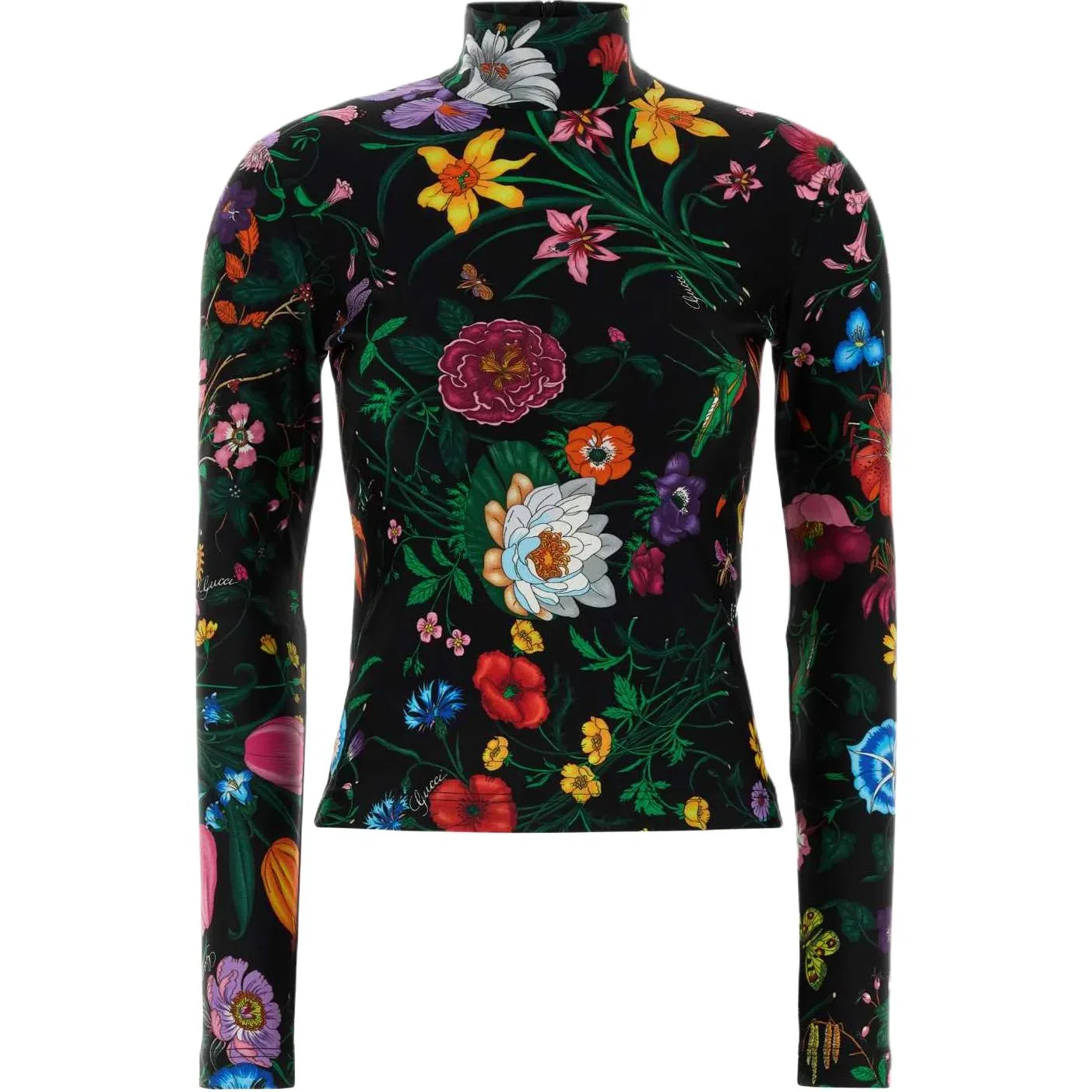 Женский свитер с высоким воротом Black GUCCI, Черный