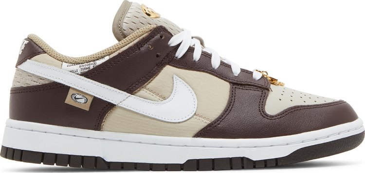 Кроссовки Nike Wmns Dunk Low 'Light Orewood Brown', коричневый - фото