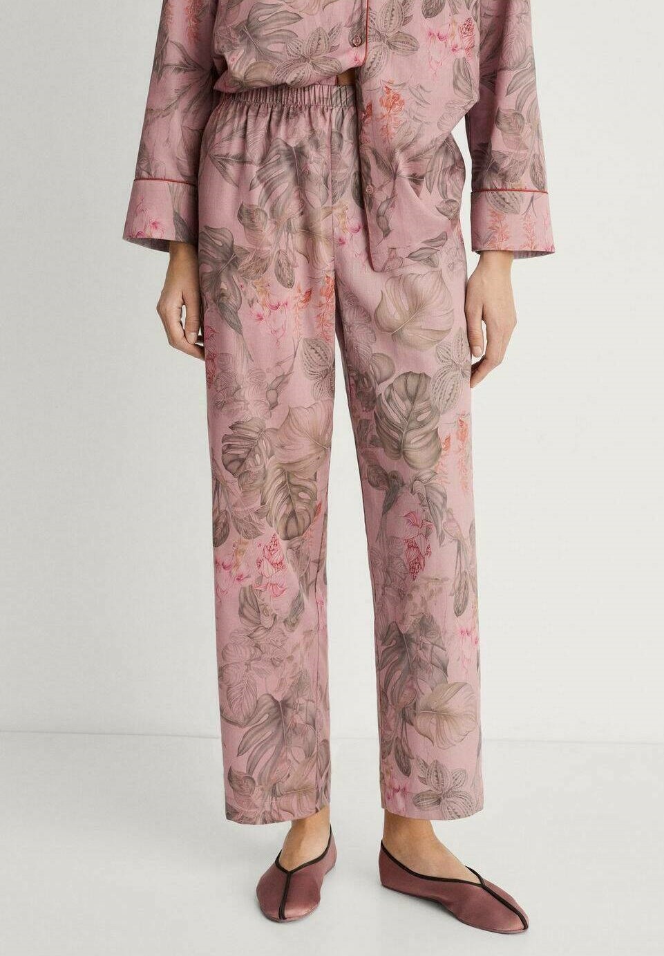 

Пижамные штаны Mango, розовый