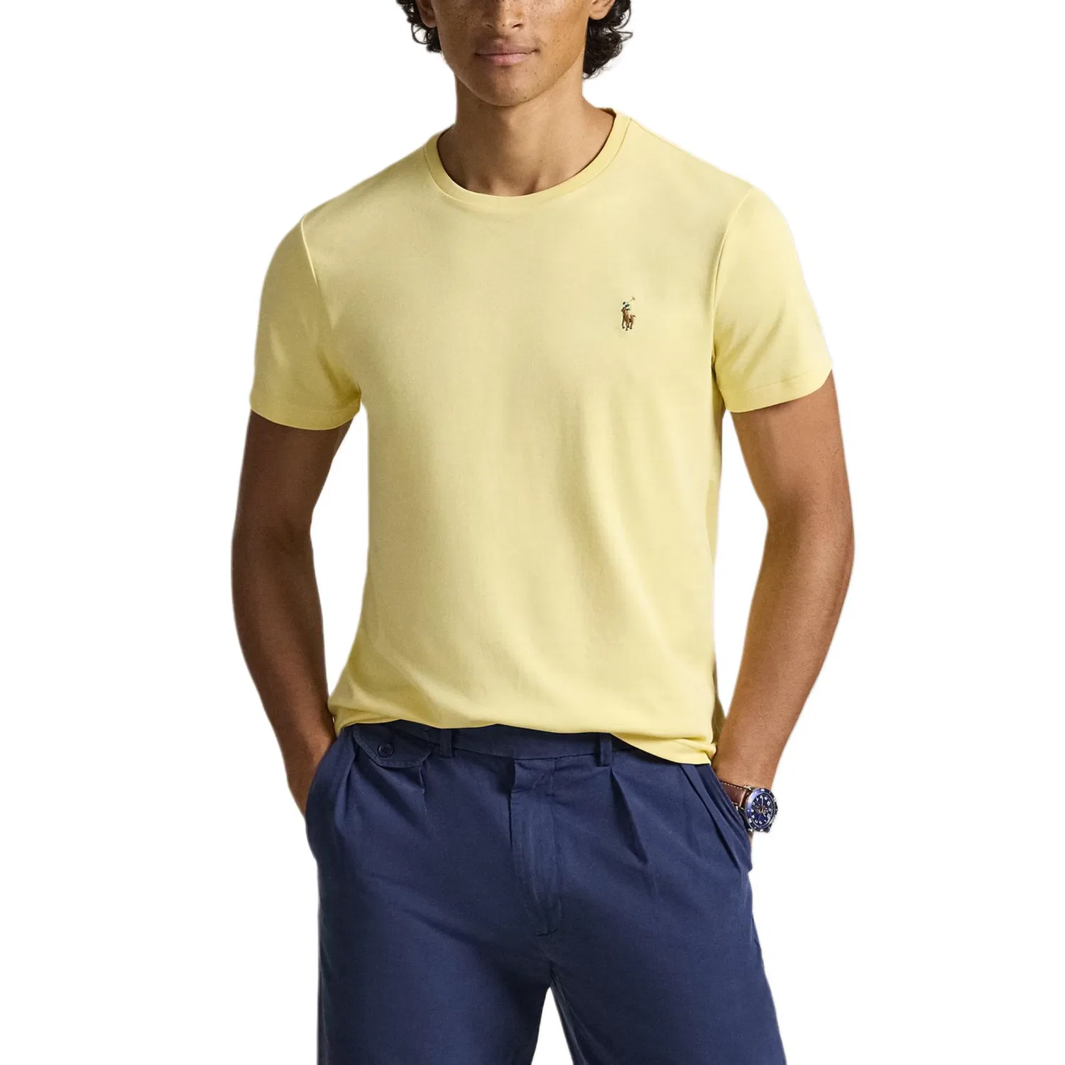 Футболка с коротким рукавом Slim Fit, Polo Ralph Lauren, Yellow — фото 3