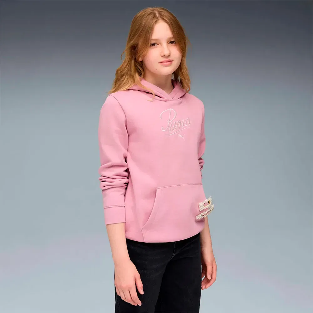 Худи Puma Ess Script, розовый — фото 3