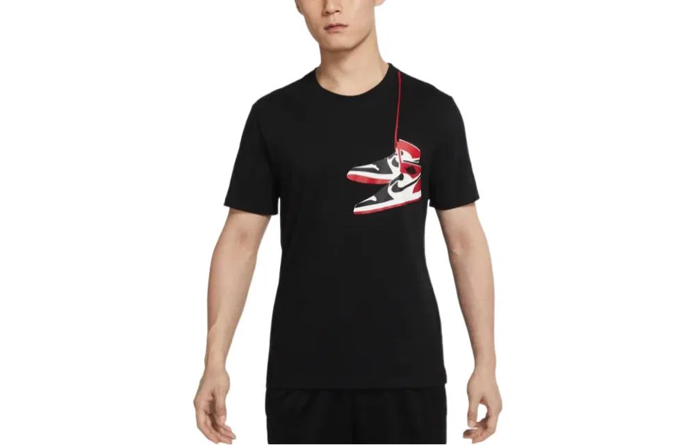 Мужская футболка хлопковая Jordan, Black