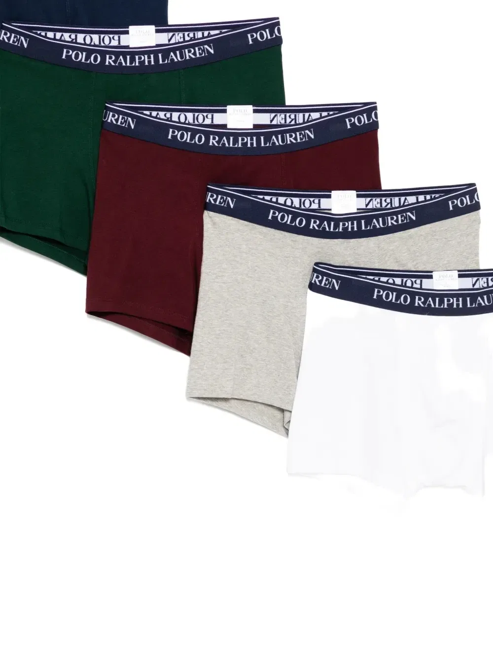 Комплект из двух трусов-брифов с логотипом Polo Ralph Lauren, красный — фото 3