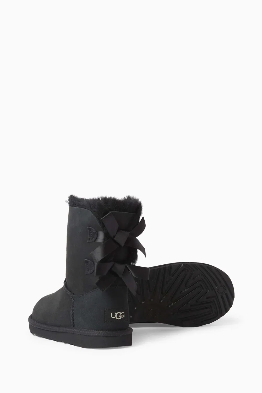 Ботинки Mini Bailey Bow II UGG, черный — фото 2