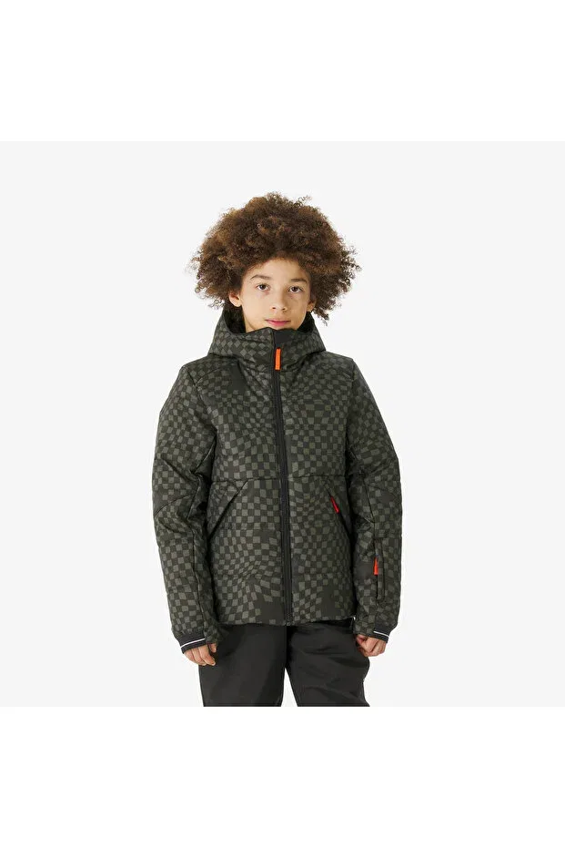 Детское пуховое пальто для девочек Swelling Decathlon, Khaki