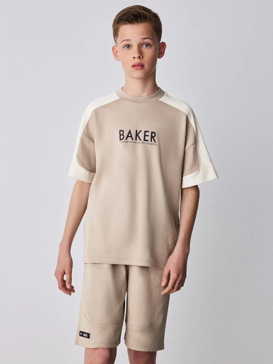 Детский комплект Baker By Ted Baker, серо-бежевый/каменный — фото 3
