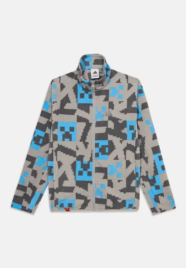 Куртка унисекс Minecraft из флиса Adidas Terrex, синий/темно-серый — фото 3
