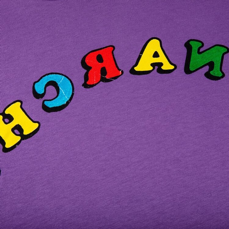 Футболка Supreme x Jamie Reid Anarchy Tee 'Purple', фиолетовый — фото 4