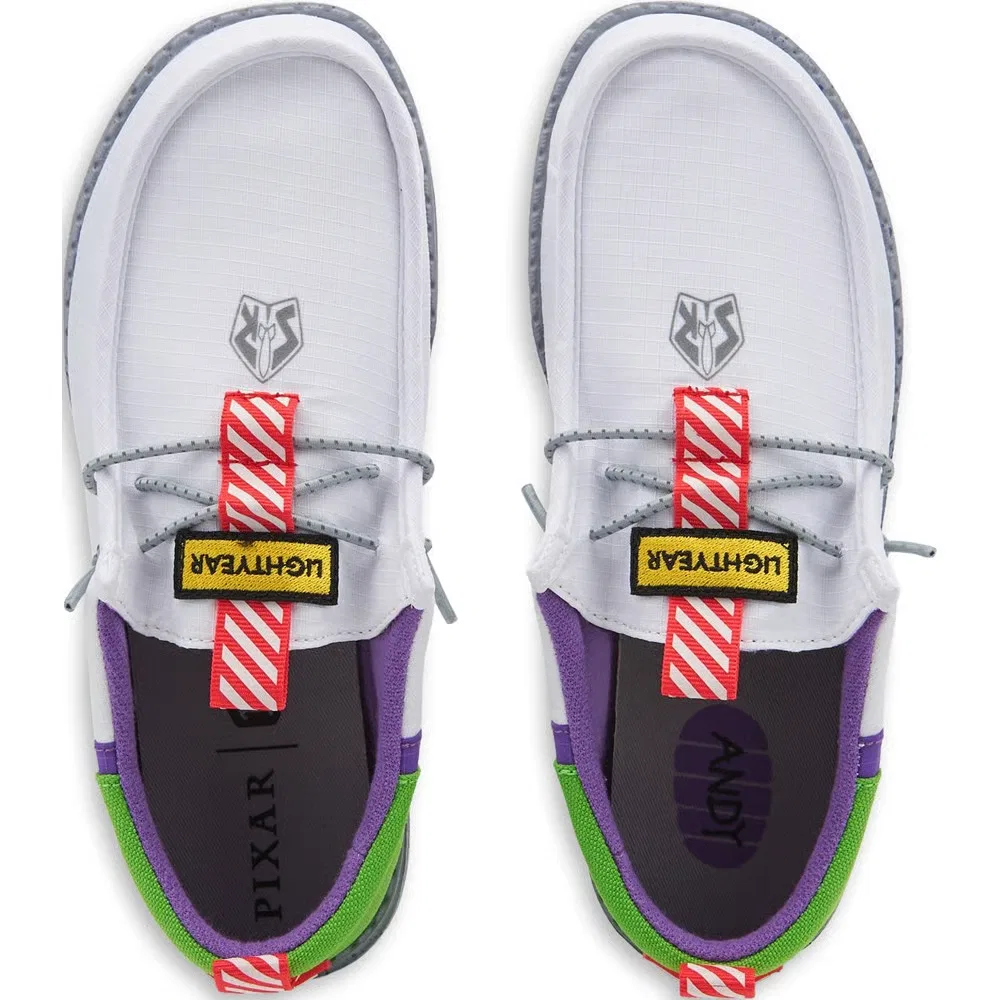 Детские слипоны Wally Toy Story Heydude, White Multi Buzz — фото 4