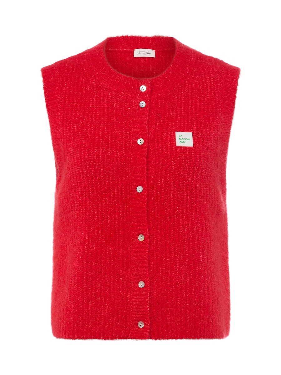 

Вязаный кардиган AMERICAN VINTAGE East, красный