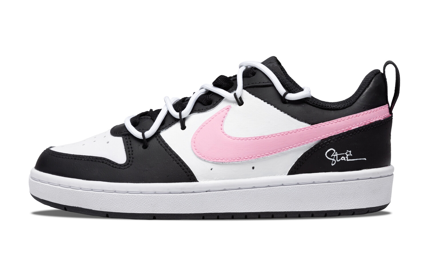 

Кроссовки Nike Court Borough Skateboard Shoes Women's Low-Top Pink, Черный, Кроссовки Nike Court Borough Skateboard Shoes Women's Low-Top Pink