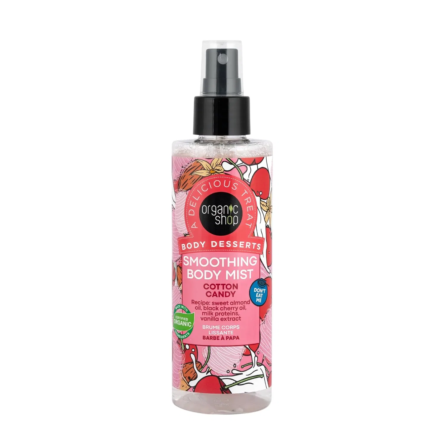 Органический спрей для тела Cotton Candy, Organic Shop, 200 мл
