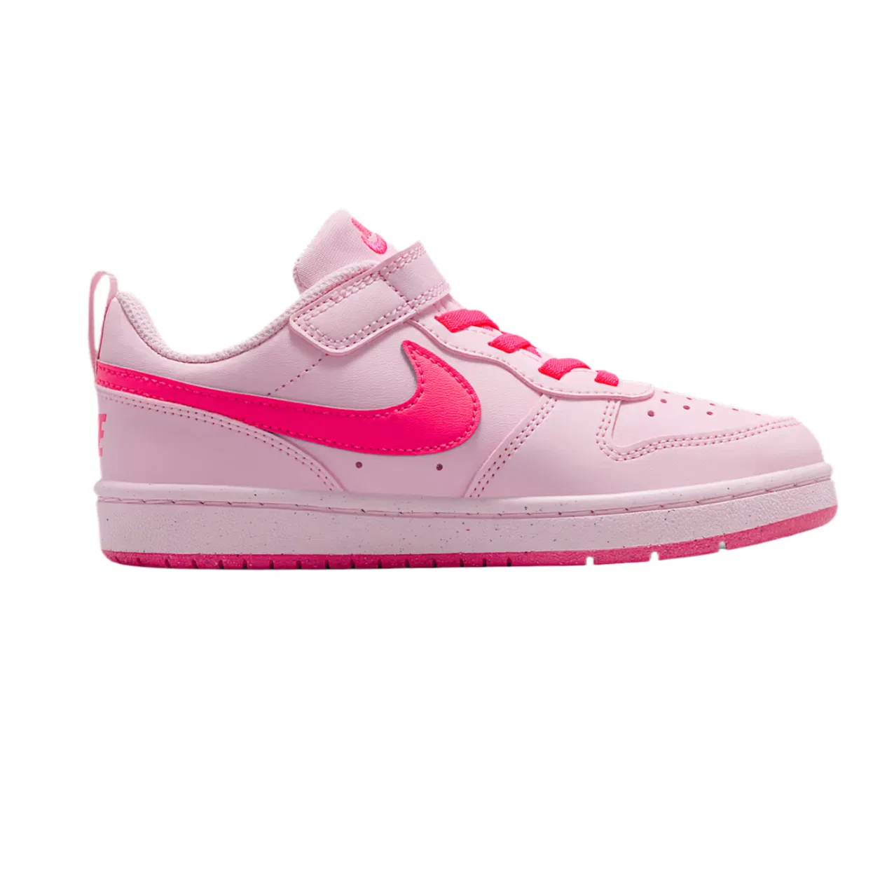Кроссовки для скейтбординга Court Borough, искусственная кожа, Nike, Pink Foam/White/Bright Pink — фото 3