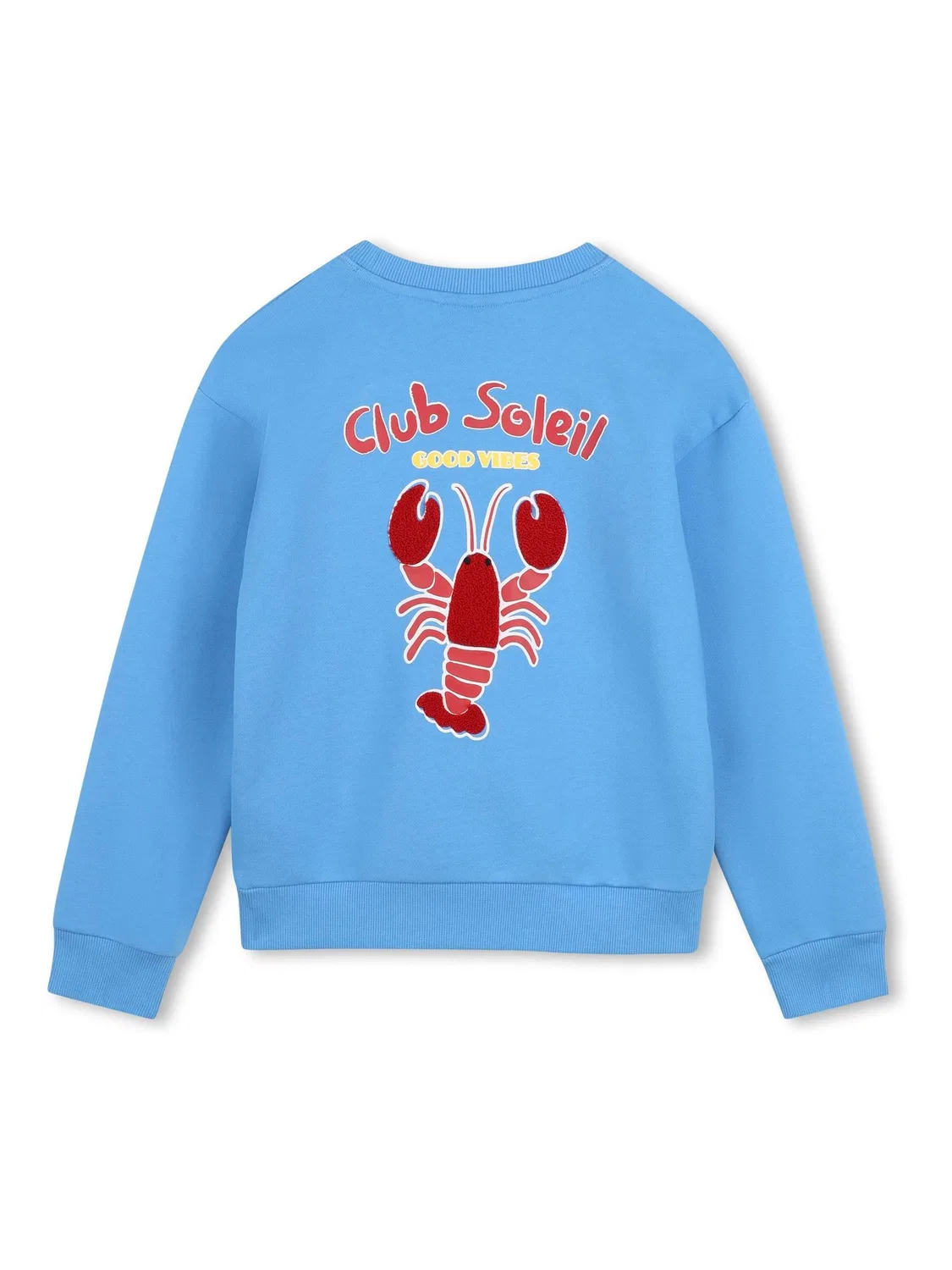 Свитшот с принтом Kids Around Blue Lobster, синий — фото 4