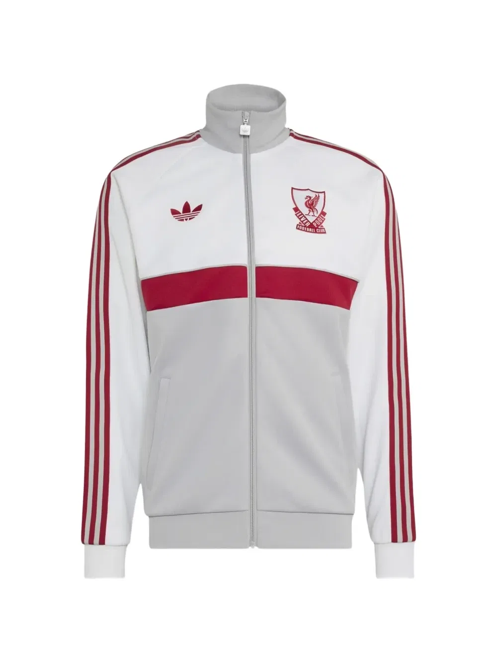 Куртка X Liverpool FC с вышитым логотипом Adidas, белый