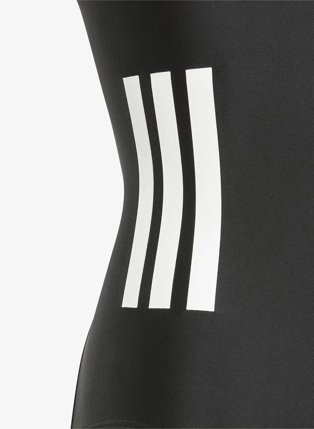 Купальник с открытой спиной Youth 3-stripes Adidas, черный — фото 4