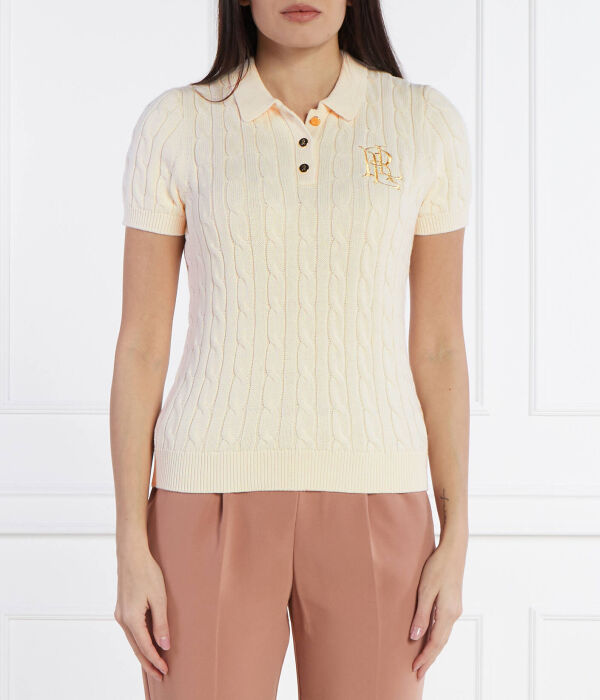 

Рубашка поло Lauren Ralph Lauren, бежевый