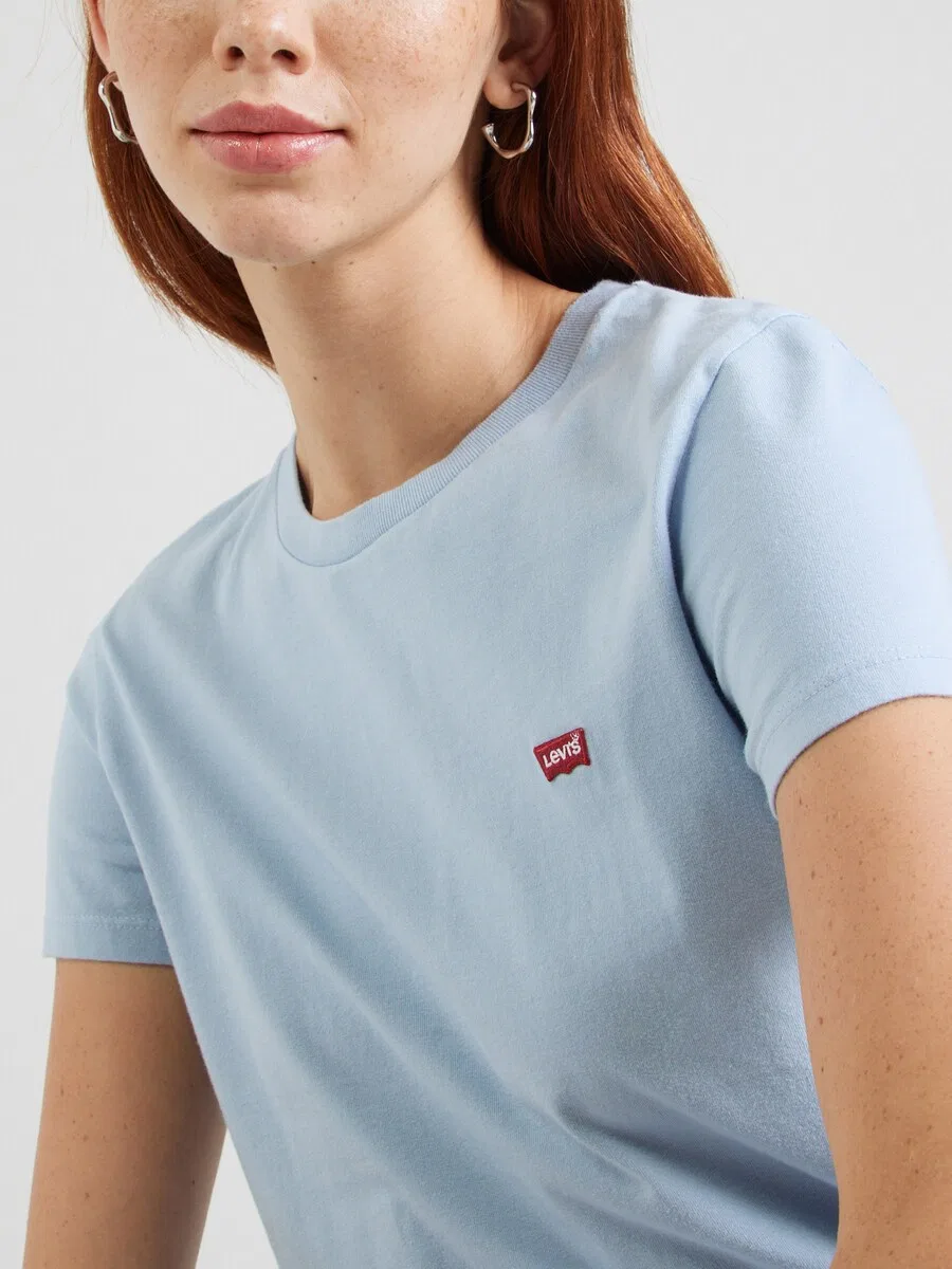 Футболка LEVI'S светло-голубого цвета — фото 2