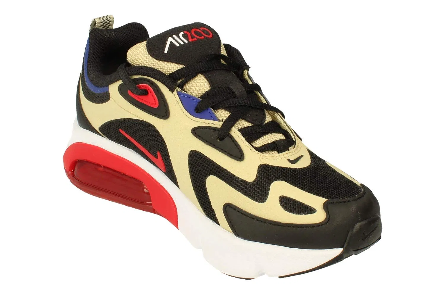 Детские беговые кроссовки для мальчиков с максимальной амортизацией NIKE Air Max 200 (GS), Gold Team — фото 4