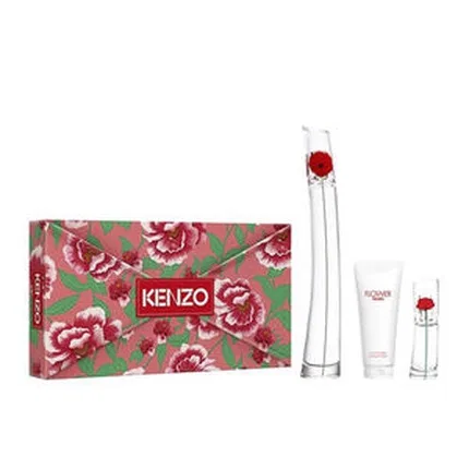 Набор парфюмерный цветочный Kenzo Flower By Kenzo, 3 предмета