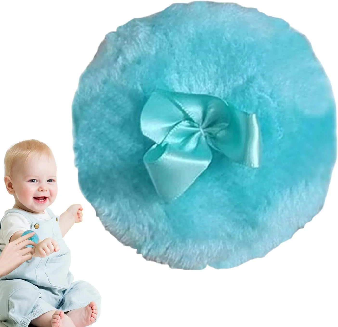 Пудра для тела, Huffle, 1 шт, 9x3 см, Blue Générique