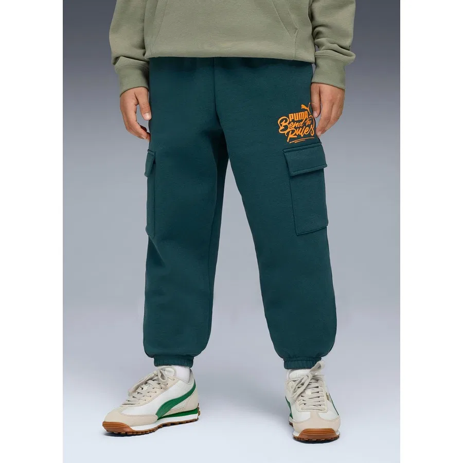 Спортивные штаны карго Mid90S Cargo Puma, Зеленый — фото 2