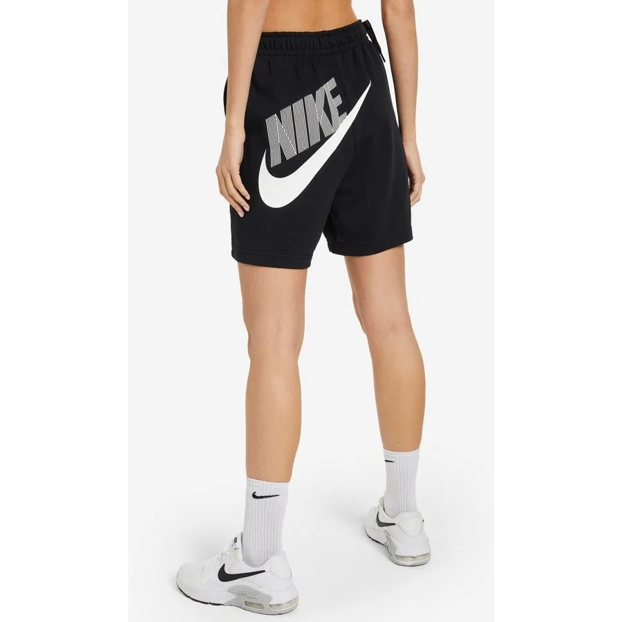Шорты свободного кроя из футера Nike Sportswear High Rise Loose Fit Fleece Dance Shorts, Черный — фото 2