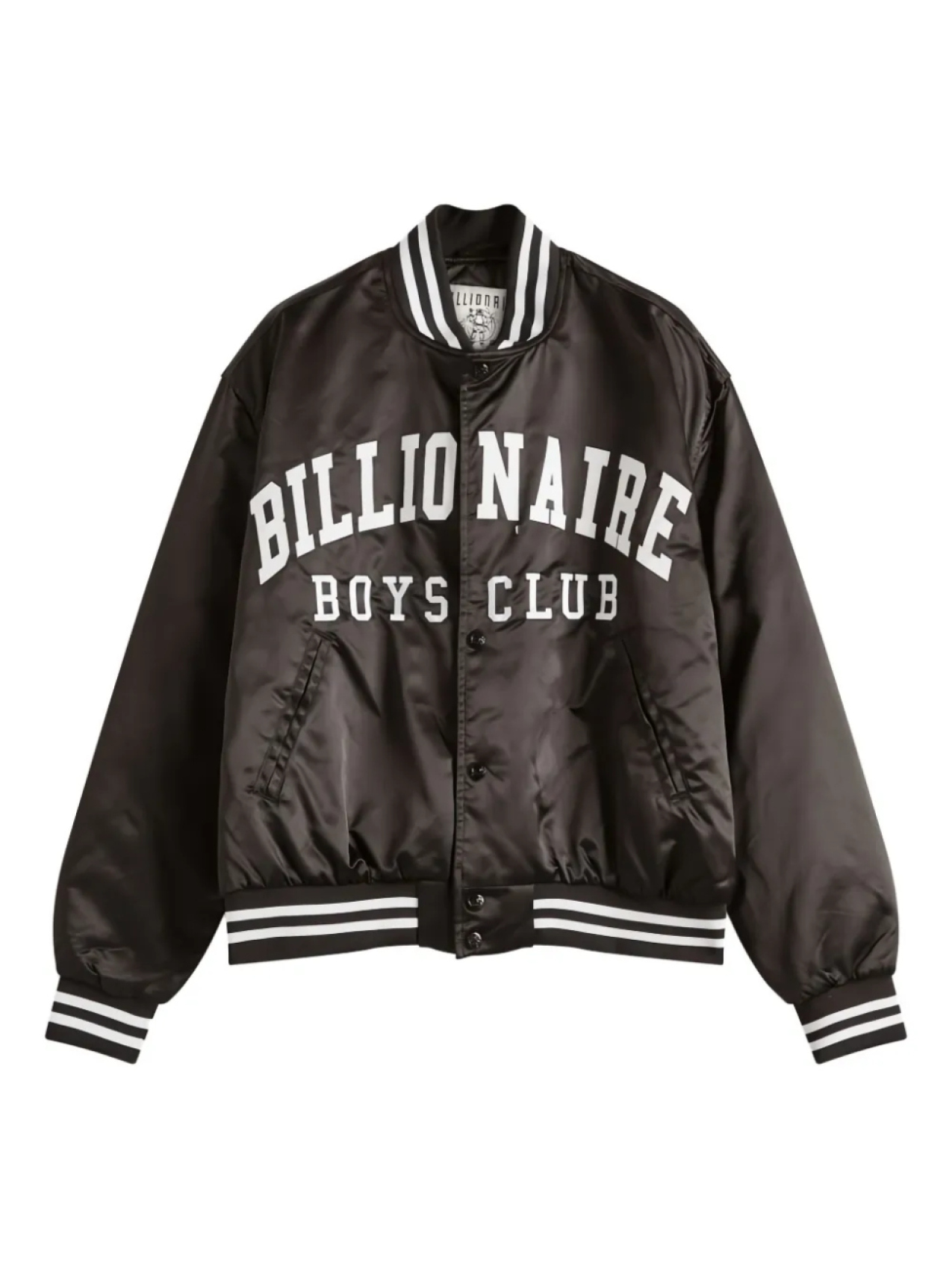 

Атласная куртка колледжа Billionaire Boys Club, черный