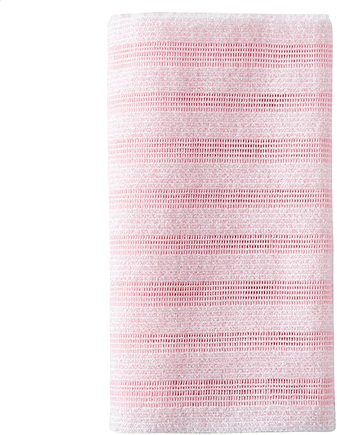 Скребок для спины, Body Exfoliator Towel, Generic, 21x100 см, Pink Stripes