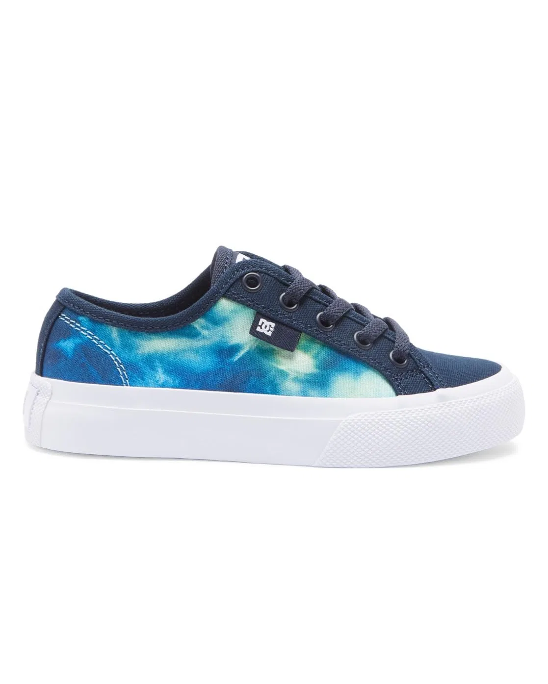 Детские кроссовки для мальчиков с принтом Manual DC Shoes, Black Blue Blue Green — фото 2