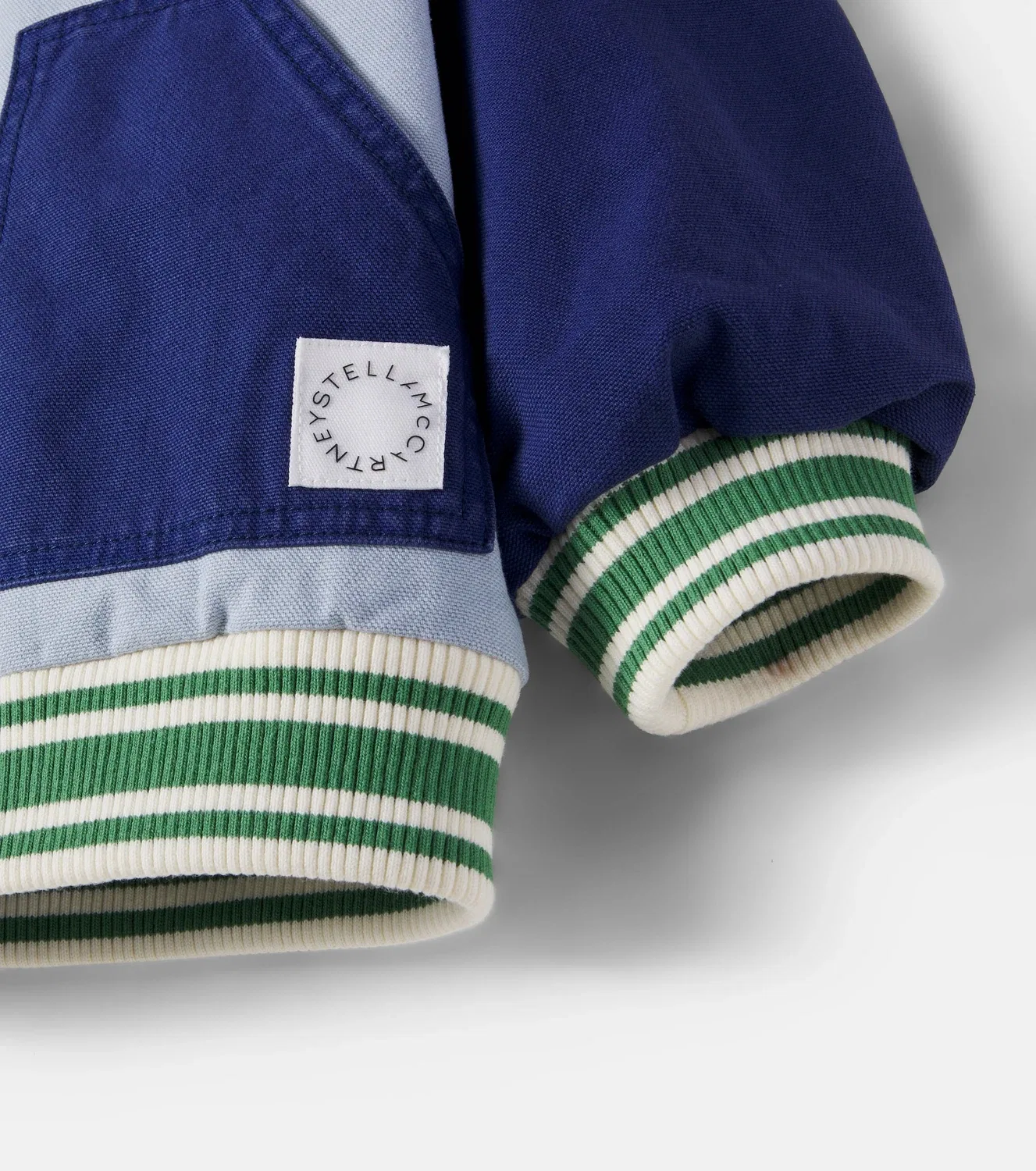 Куртка-бомбер из хлопкового канваса, Stella Mccartney Kids, мультиколор — фото 4