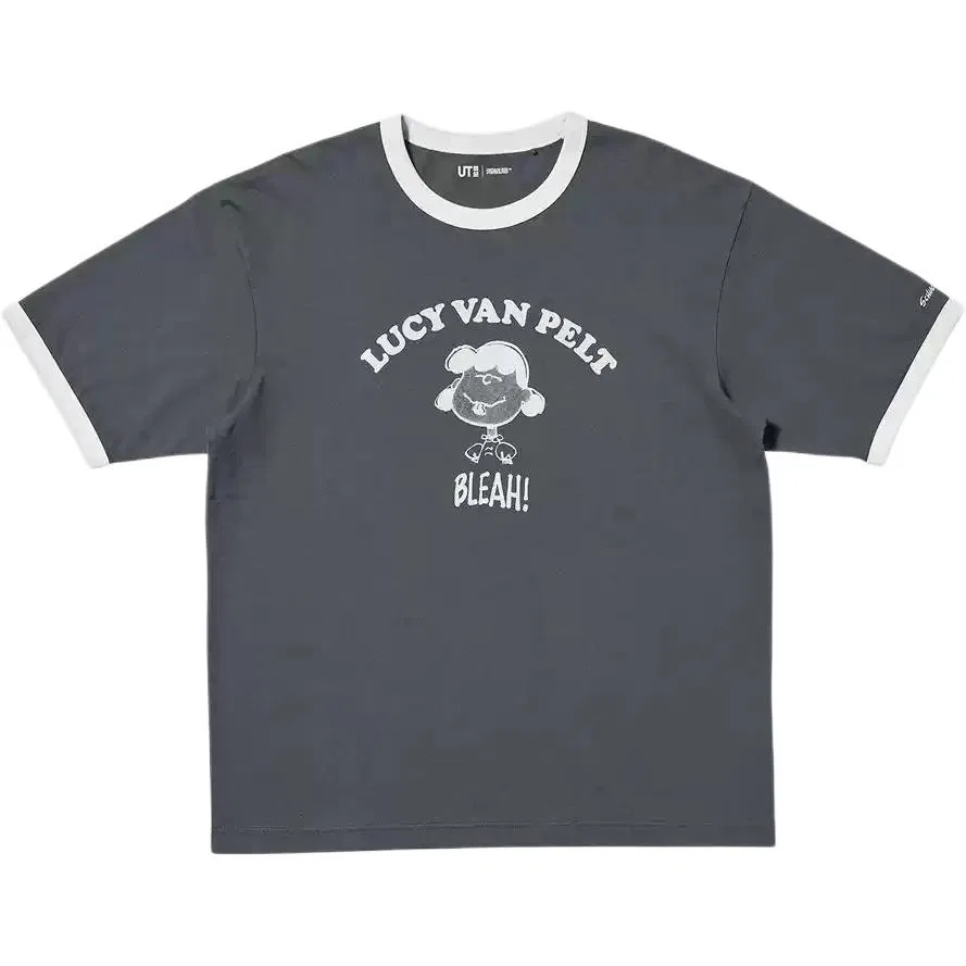 Футболка с Peanuts, SS26, UNIQLO, Dark Gray