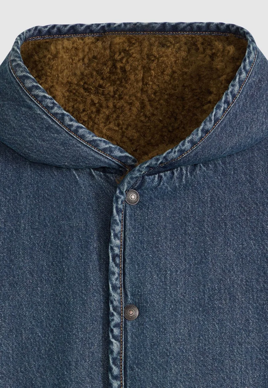 Куртка LEVI'S Between-Season 'SHERPA' цвета индиго — фото 2