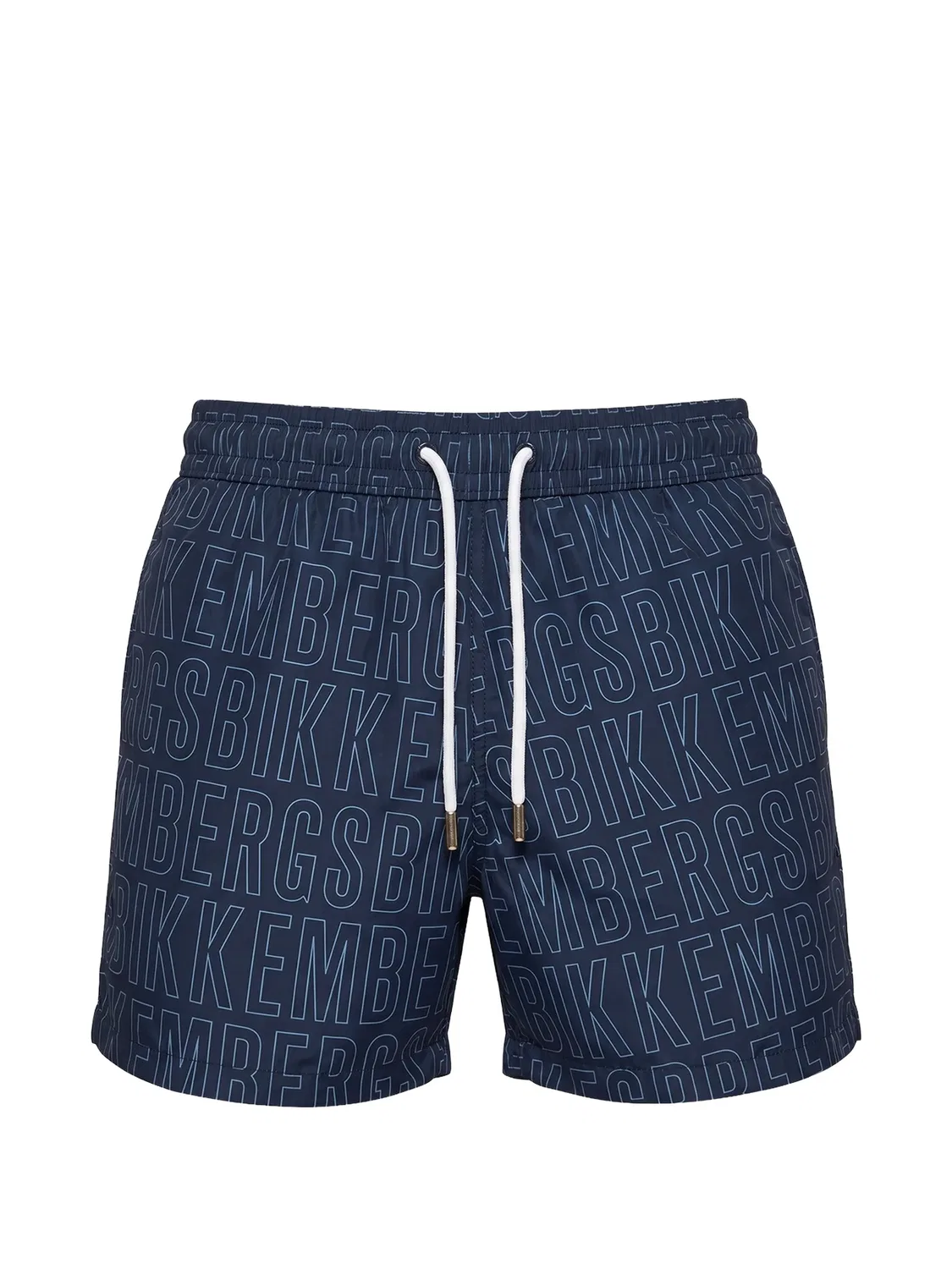 Шорты для плавания синие с логотипом BIKKEMBERGS, синий