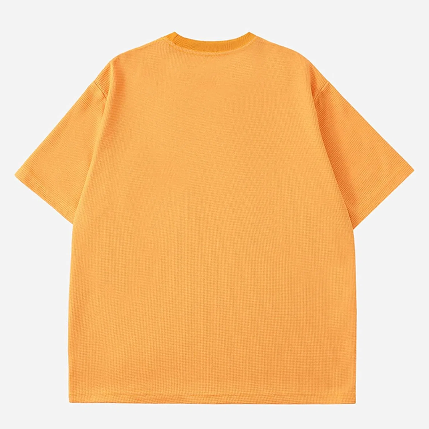 Мужская свободная футболка с круглым вырезом Oversize, Orange — фото 2