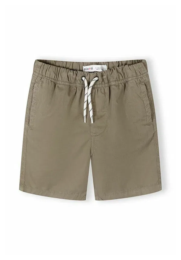 Шорты 3 шт., хлопок, 3 pack with elasticated waist - shorts, Minoti, оливковый, бежевый, темно-синий — фото 3