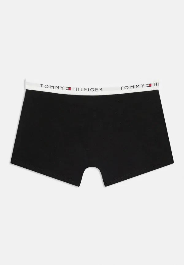 Набор из 5 трусов с логотипом, хлопок, signature repeat logo waistband trunks, Tommy Hilfiger, черный — фото 2