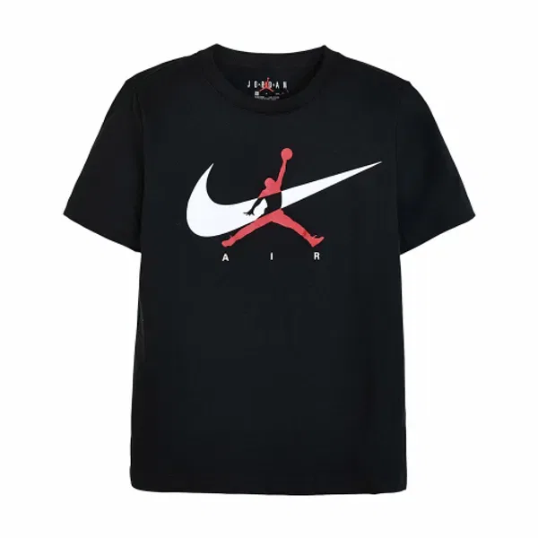 Футболка с принтом Jordan Jumpman, детская, Playkidspro, черный — фото 2