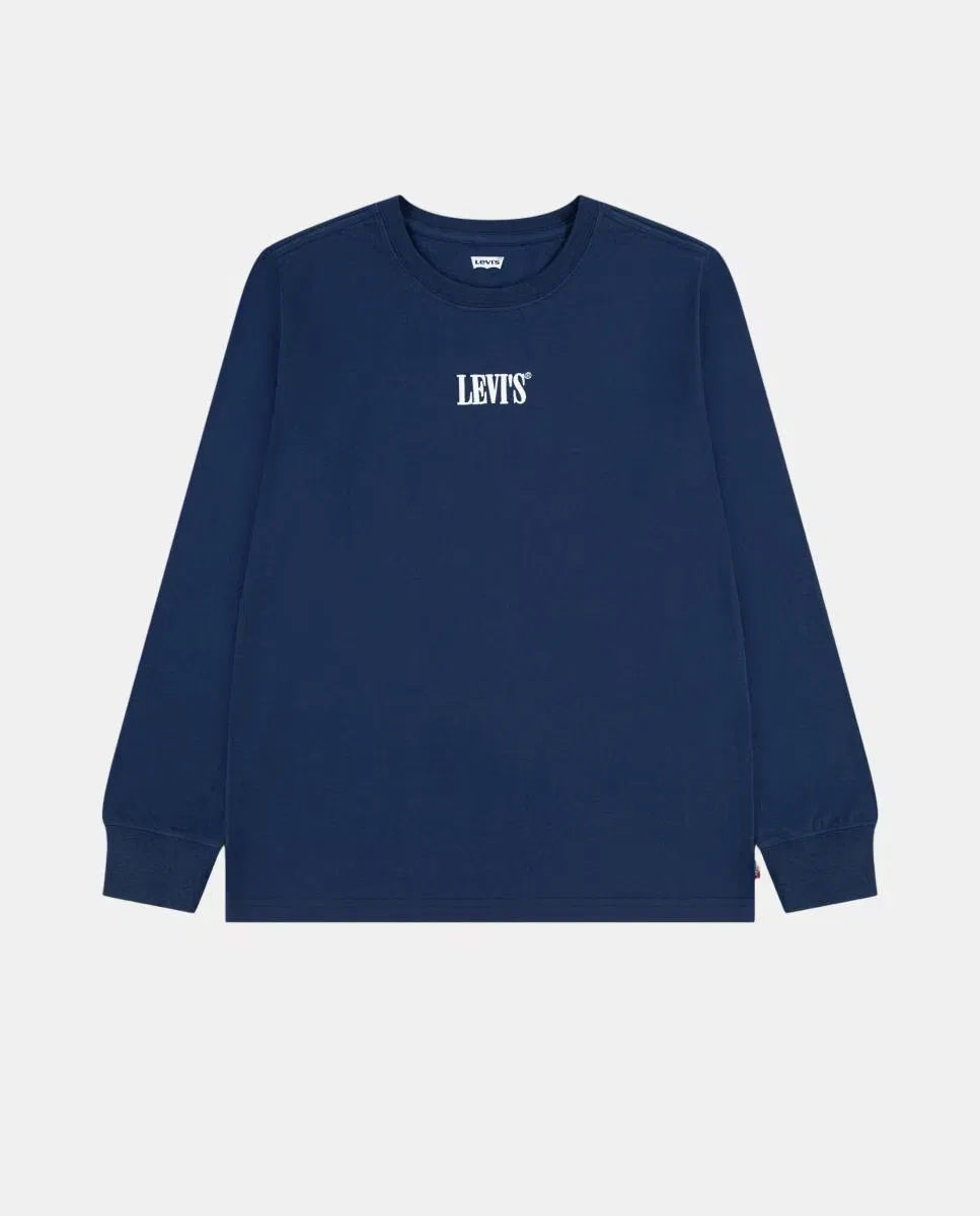 Футболка с длинным рукавом, Clásica , Levi's, синий