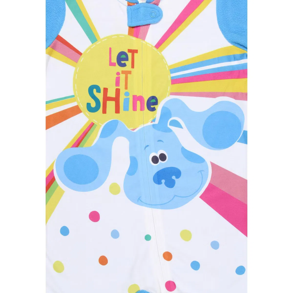 Пижамный комбинезон без стоп с принтом Blue's Clues, Blue's Clues, White — фото 3