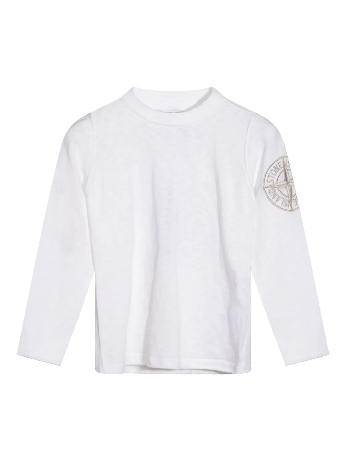 Футболка с вышитым компасом Stone Island, белый