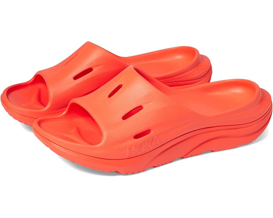

Сандалии Ora Recovery Slide 3 Hoka, яркий оранжевый