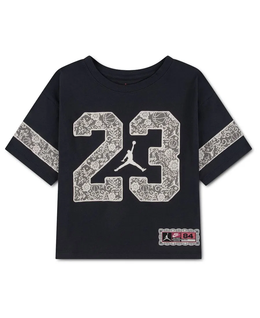 Футболка с коротким рукавом Lace 23 Jordan, Off Noir