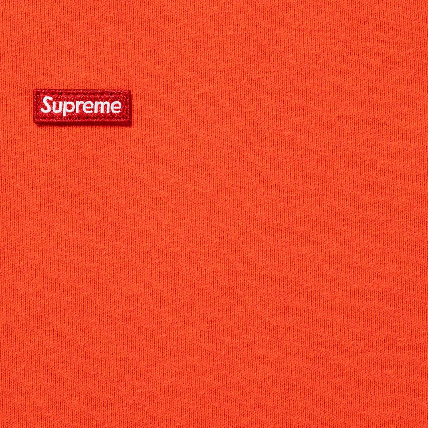 Свитшот на молнии с капюшоном Supreme Small Box, Orange — фото 2