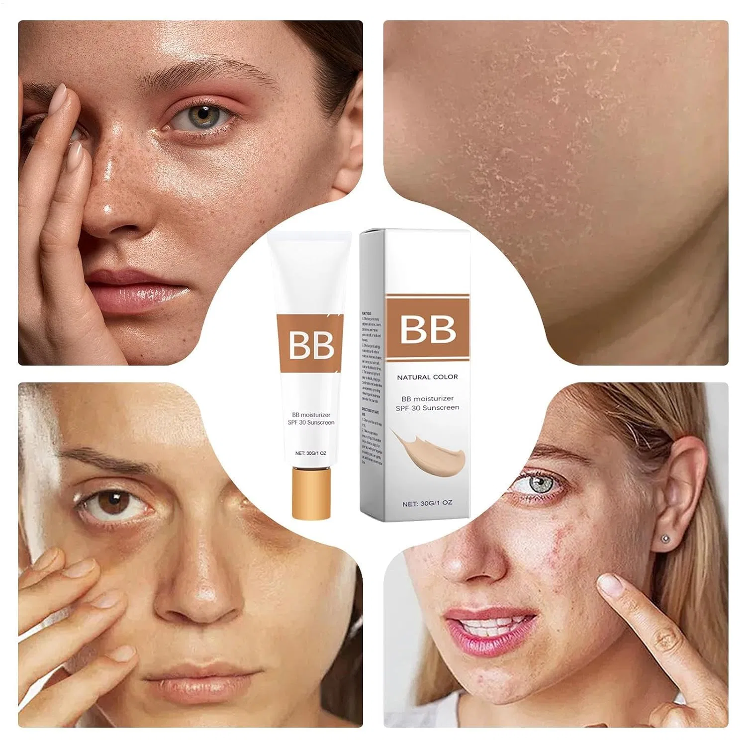 BB Cream увлажняющий, Natural colour Générique — фото 4