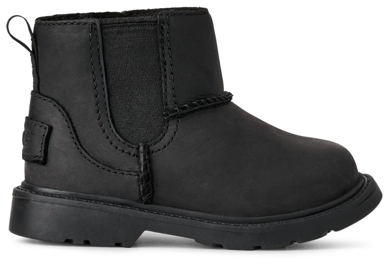 Детские ботинки для девочек с водонепроницаемым верхом Perry Weather Chelsea UGG, Black