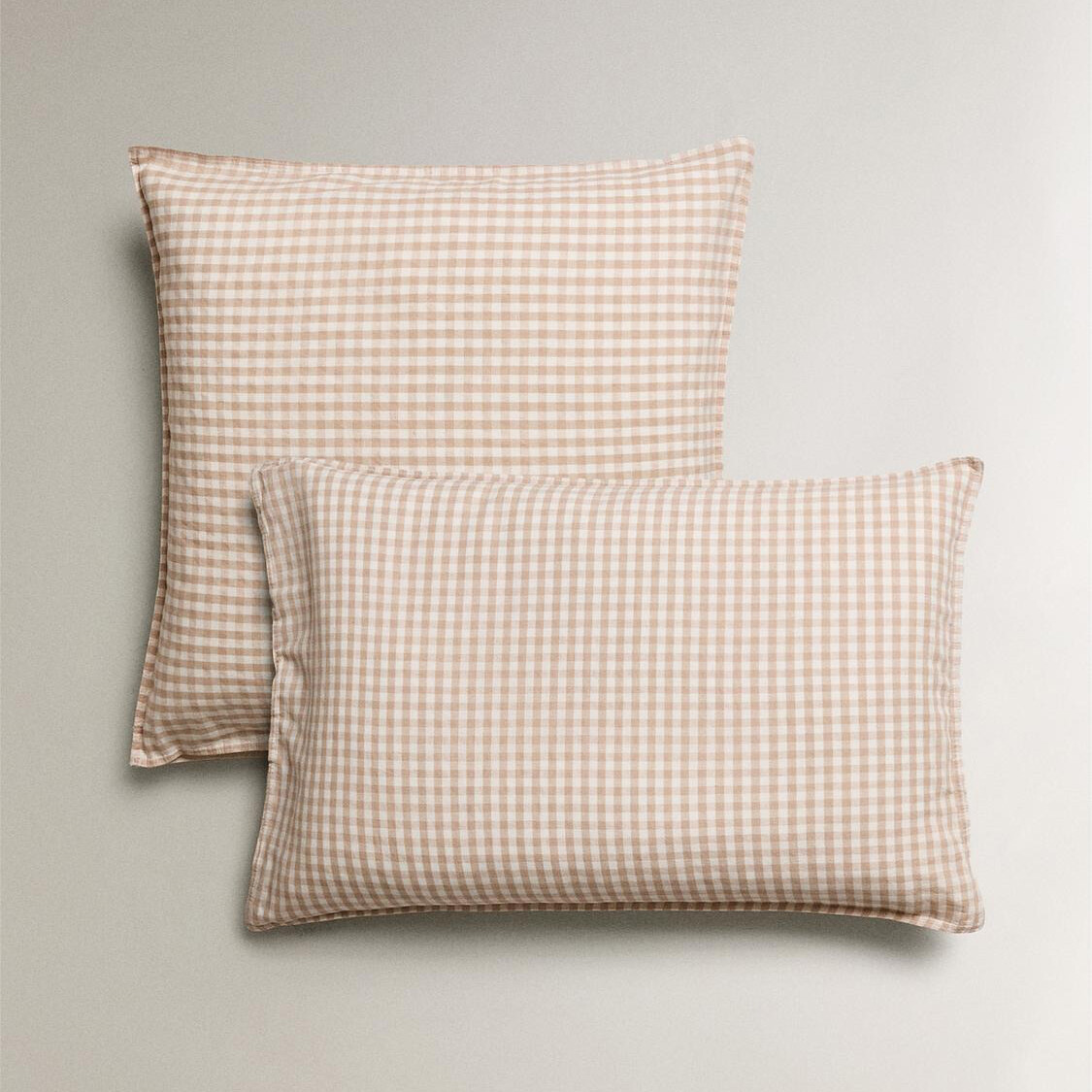 

Детская наволочка Zara Home Gingham, розовый